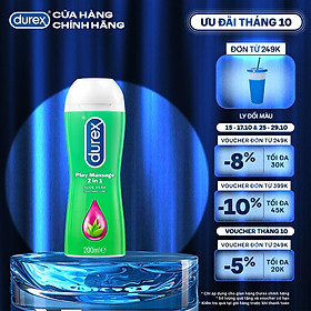 Durex Gel Bôi Trơn Play Massage 2 - in- 1 200ml
