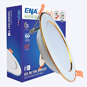 Mua Đèn âm trần downlight ENAVietnam DTF 5W 7W 9W 12W 15W 18W 24W viền vàng viền bạc
