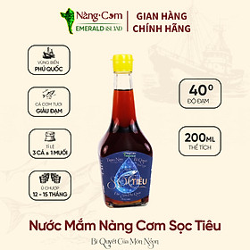 Nước Mắm Nàng Cơm Sọc Tiêu 40 Độ Đạm - Đặc Sản Phú Quốc - Nàng Cơm