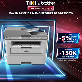 Máy In Lazer Đa Năng Trắng Đen Brother DCP-B7535DW (Print, Copy, Scan, Duplex) - Hàng Chính Hãng