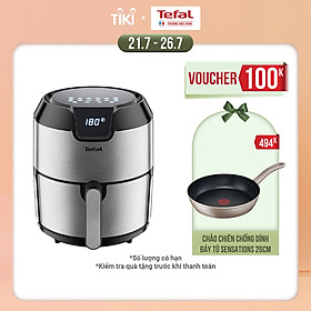 Nồi chiên không dầu Tefal 4.2 Lít - Vỏ thép - EY401D15 - Hàng chính hãng