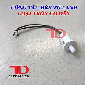 Công tắc cánh cửa tủ quần áo, tủ lạnh công tắc hành trình mở cửa đèn sáng, thường đóng - Tròn