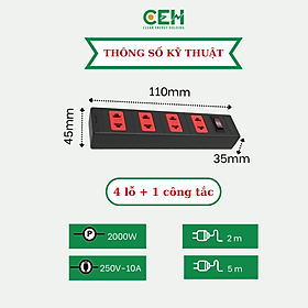 Ổ CẮM ECO ĐQ ESK WR 42ECO (Màu đen)