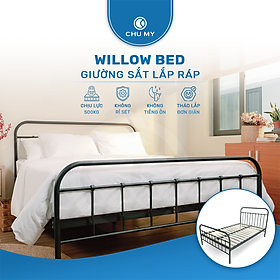 Mua Giường sắt WILLOW hiện đại sang trọng và thẩm mỹ -  Decor mọi phong cách - Tháo lắp dễ dàng - Đóng hộp gọn gàng - Nhẹ nhàng vận chuyển