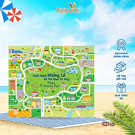 Cuốn sách khổng lồ về trò chơi tư duy - maps activity pad