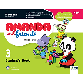 Hình ảnh New Amanda & Friends Student's Book Level 3 with Sticker & Pop out