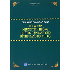Cẩm nang công tác đảng bộ cơ sở