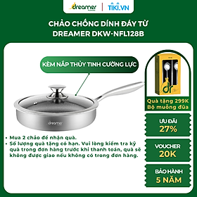 Mua Chảo chống dính đáy từ vân tổ ong 28cm Dreamer- DKW-NFL128B