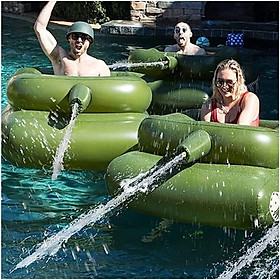 Phao bơi trò chơi dưới nước Inflatable Tank Pool size lớn (160x110x60cm) 