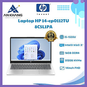 Mua Laptop HP 14 - ep0112TU 8C5L1PA (Intel Core i5-1335U | 16GB | 512GB | Intel Iris Xe | 14 inch FHD | Win 11 | Bạc) - Hàng Chính Hãng - Bảo Hành 12 Tháng