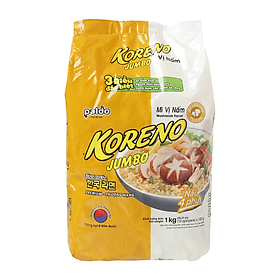 Túi Mì Koreno Jumbo Vị Nấm 1Kg 10 Góix100G