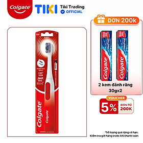 Bàn chải điện Colgate Sonic Optic White trắng sáng sóng âm