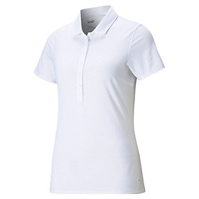 Polo golf nữ W Daily Polo - Bright White 59582618 - Áo mang phong cách thể thao, dành cho phái nữ trên sân Golf