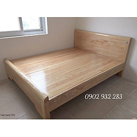 Giường gỗ sồi dạt phản mẫu trơn kích thước 1m6x2m và 1m8x2m G94 - Đồ Gỗ Mạnh Hùng