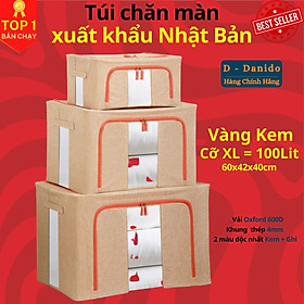Mua Túi chăn màn khung sắt xuất khẩu Hàn Quốc  Túi đựng chăn mền quần áo cao cấp chính hãng D Danido