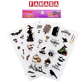 Bộ 30 Pet Sticker Halloween - Teenage SP-01