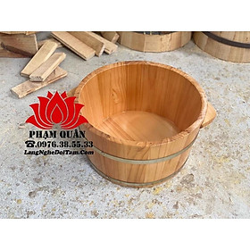 Mua chậu gỗ ngâm chân bồn gỗ ngâm chân gỗ thông thùng gỗ ngâm chân cam kết không đúng hình trả lại