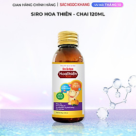 Siro ăn ngon Hoa Thiên Kids hổ trợ hệ tiêu hóa giúp bé ăn ngon và phát triển tốt chai 120ml