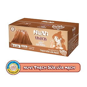 Thùng 24 túi NUVI THẠCH SỮA LÚA MẠCH 110ml 