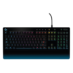 Bàn phím game có dây Logitech G213 Prodigy - RGB Lightsync, phím Media chuyên biệt, chống tràn bền bỉ - Hàng chính hãng