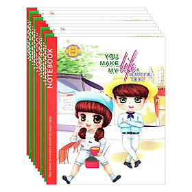 Lốc 10 Quyển Tập Sinh Viên Khổ Nhỏ Hòa Bình (96 Trang)