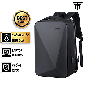 Balo Nam Tích Hợp Khóa Chống Trộm Cao Cấp Teement, Chống Rạch, Chống Nước, Chống Xước Thời Trang Phong Cách Mới - Hàng Chính Hãng