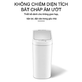 Thùng rác cảm ứng hồng ngoại tiết kiệm không gian 7L