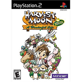 Bộ 2 Game nông trại harvest moon PS2