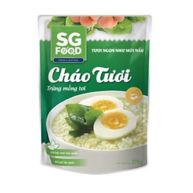 Cháo Tươi SG Food 270g Nhiều Vị Trên 1 Tuổi