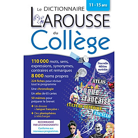 [Download Sách] Từ điển tiếng Pháp: Le Dictionnaire Larousse du collège