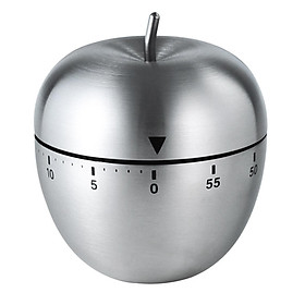 Đồng hồ cơ hẹn giờ hình trái cây dễ thương bằng thép không gỉ, hẹn giờ nấu ăn, tập gym…-Size Loại 2