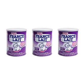 Bộ 3 Lon Sữa cho trẻ sinh non, nhẹ cân Pre France Lait 400g