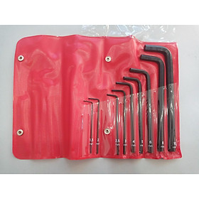 Bộ lục giác đầu bằng 9 chi tiết 1.5-10mm No.008-1 Eight Nhật Bản