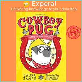 Sách - Cowboy Pug by Laura James (UK edition, paperback)