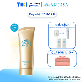 Kem chống nắng dạng gel dưỡng ẩm bảo vệ hoàn hảo Anessa Perfect UV Sunscreen Skincare Gel SPF50+ PA++++ 90g