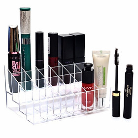 Mua Khay đựng son 24 ô bằng mica trong suốt bền đẹp