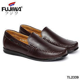 Giày Lười Mọi Nam Da Bò Fujiwa