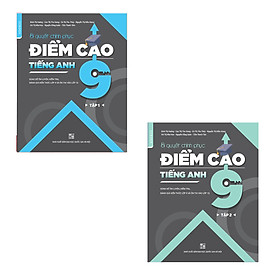 Combo Bí quyết chinh phục điểm cao Lớp 9 Tiếng anh (Tập 1,2) - One Book