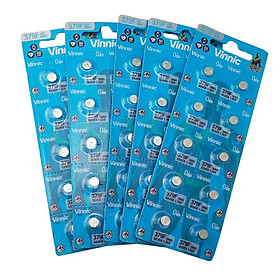 Pin đồng hồ oxit bạc Vinnic 379/ SR521SW / SR63 / 379F (Loại tốt - Giá theo số viên)