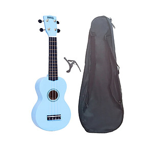 Đàn Ukulele Soprano Woim 35A15 tặng kèm bao vải và capo nâng tông