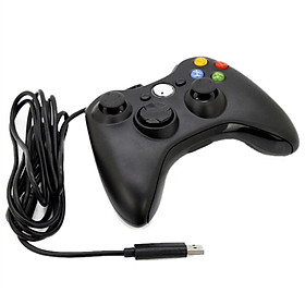 Tay Cầm Chơi Game Cho XBOX360/PC Đen