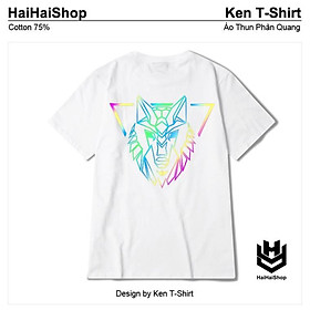 SIÊU PHẨM - Áo Thun Phản Quang Chó Sói Hades Cotton 75%, Form rộng Unisex, nam nữ Đẹp Ken T-Shirt. - hình in cực chất