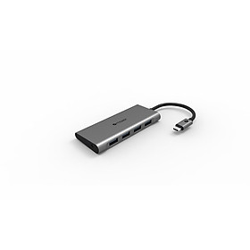 Cổng Chuyển Đổi MAZER USB-C to USB 3.0 HUB X 4 ports - hàng chính hãng