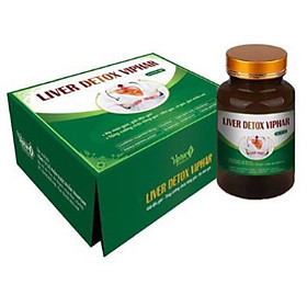 Giải độc gan Liver detox Vinaphar - Hộp 2 lọ 30 viên