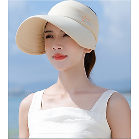 Nón chống nắng nữ nửa đầu phong cách Hàn, mũ rông vành phong cách Hàn