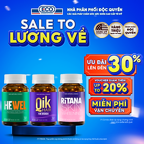 Combo Đẹp Da Tóc Móng Cho Nữ Ecogreen Hỗ Trợ Trắng Da, Mọc Tóc (Dùng 1 Tháng)