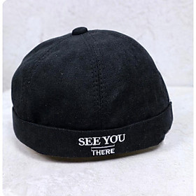Nón beanie vành tròn Mũ tròn Miki Hat thêu chữ See You 404 phong cách Hiphop Ulzzang form unisex nam nữ