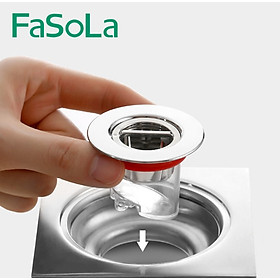 Mua Phễu thoát sàn  ngăn mùi hôi  chặn tóc  gián bằng inox FSLYL-071