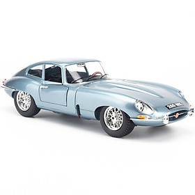 Mô Hình Xe Jaguar E-Type Coupe Silver Blue 1 18 Bburago - MH-18-12044