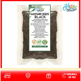 Hạt Mù Tạt Đen Thương Hiệu Hava Foodies Gói 100g – Black Mustard Seed